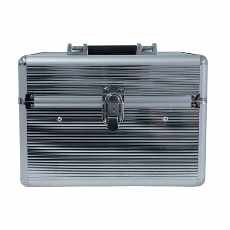 GENTI SI PORTFARDURI - Geanta pentru cosmetice 29x18x20cm Argintie
