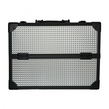 GENTI SI PORTFARDURI - Geanta pentru cosmetice 35x25x25cm Argintie